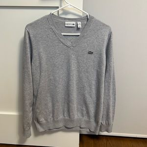 Lacoste V-neck pullover sweater - sz M